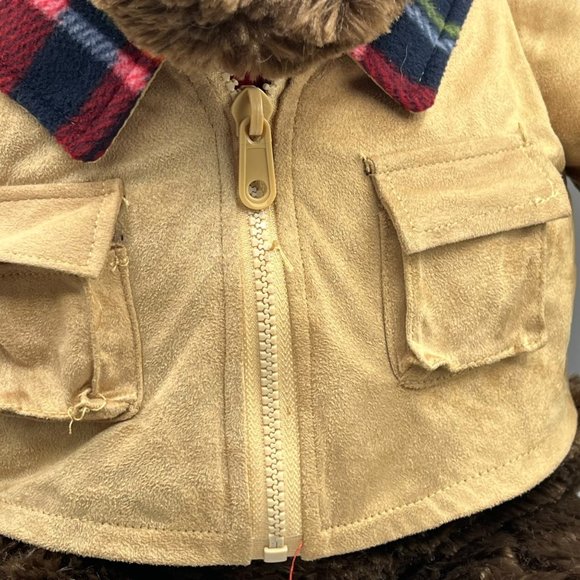 Dan Dee Collectors Choice Red Barn Toys 2018 Holiday 23" Plush Brown Bear Stuffe - Picture 9 of 16